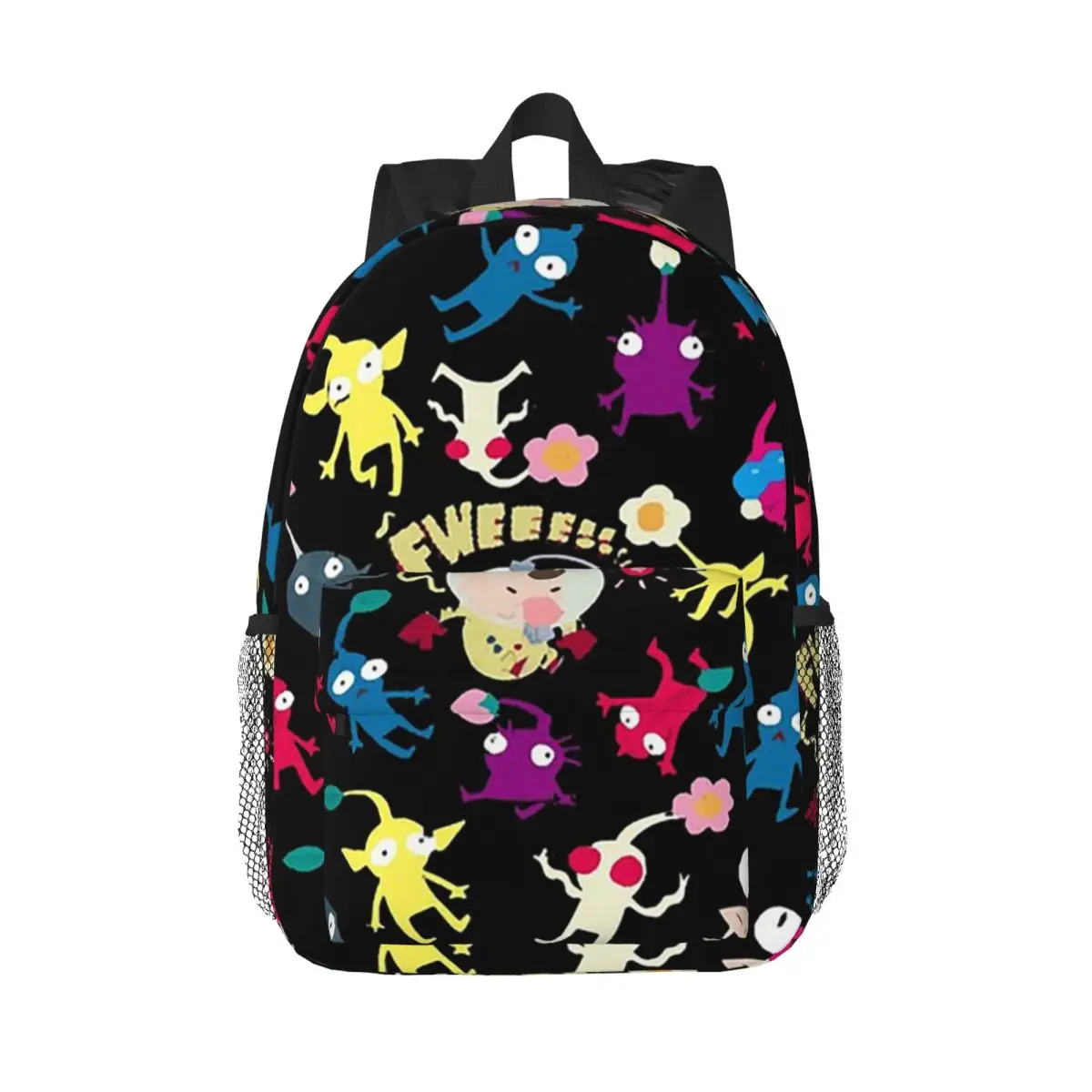 

Pikmin Fweeee Backpack Hot Sale Daypack Large Capacity Boys Girls BookBag Shoulder Bags for Men Women Children School Bag