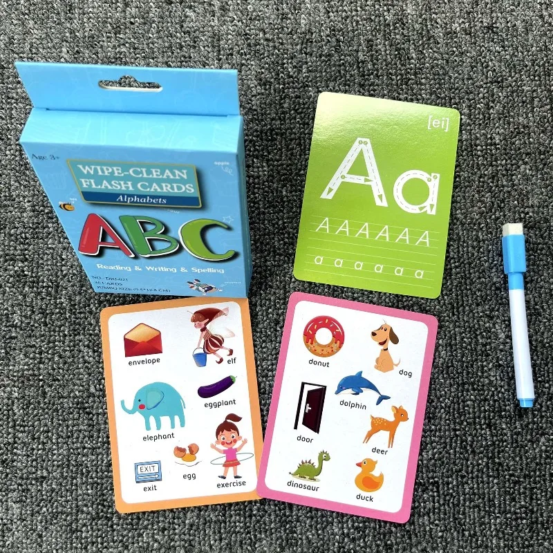 《Alphabet Card Toy Cognition》Alphabet Card Toy Cognition Learning Set For Early Education And Interactive Play Activities