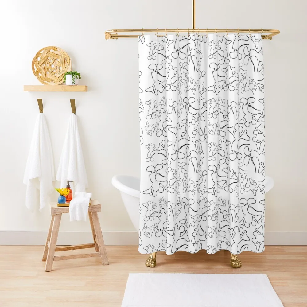 

Happy mouse! Shower Curtain Modern Showers For Bathroom Bathroom