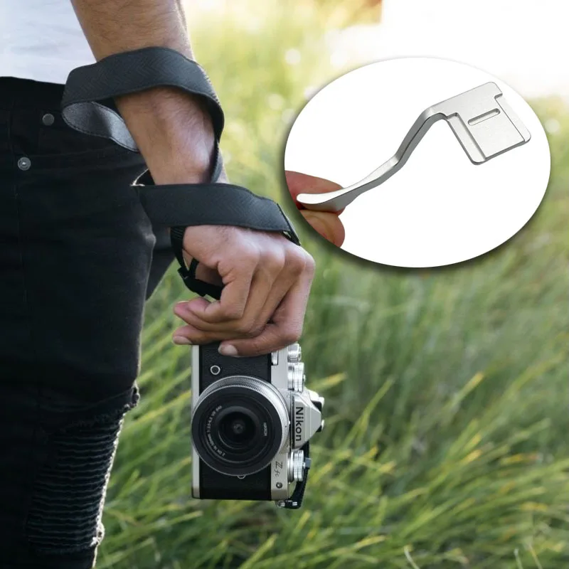 ZFC Camera Accessories CNC Aluminum Alloy Thumb Up Grip Hot Shoe Adapter Bracket for Nikon Z fc Camera