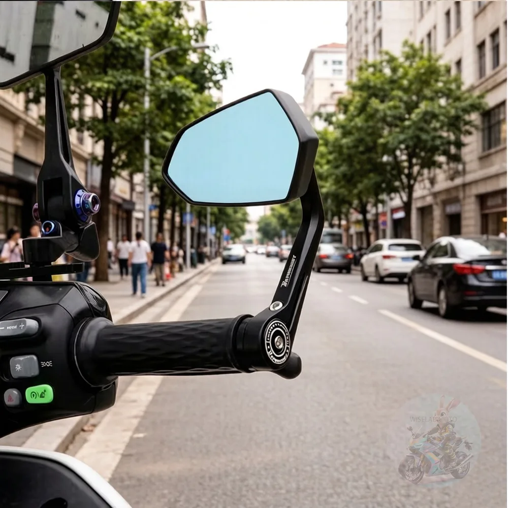 

Motorcycle Handle Mirrors Mopeds CNC Rear View mirror Side mirror End Standard Bar End Inser 7/8" (22mm)