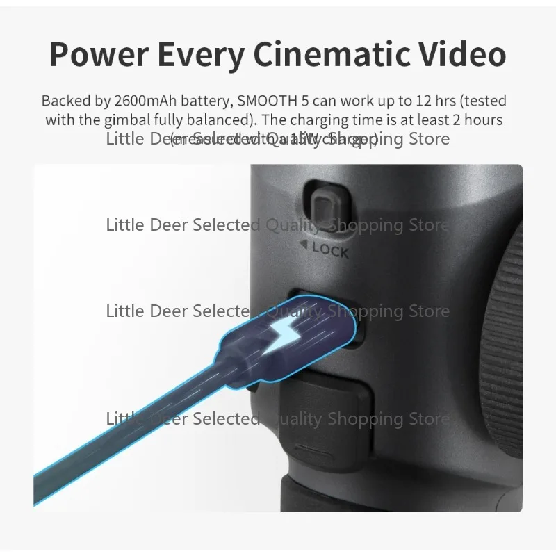 Smooth 5 Mobile Phone Handheld Stabilizer 3 - Axis Phone Gimbal  Smooth 5