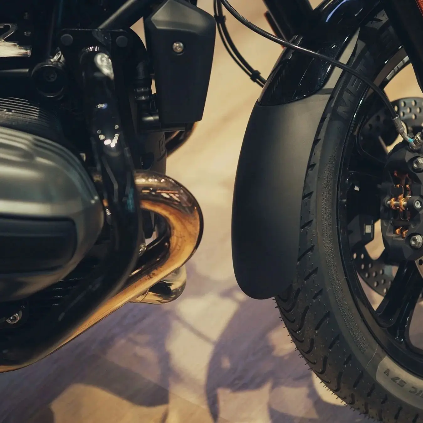 Suitable for BMW R12/R12 NINET modified high-strength front mudguard mudguard extended version
