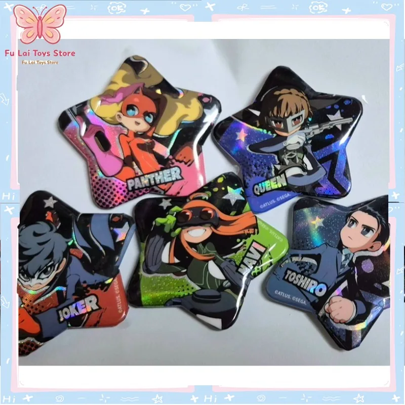 

SEGA Official Persona 5 Tactica P5T Metal Badge Blind Pack Game Merchandise Decoration Cute Birthday Gift For Gamers In Stock
