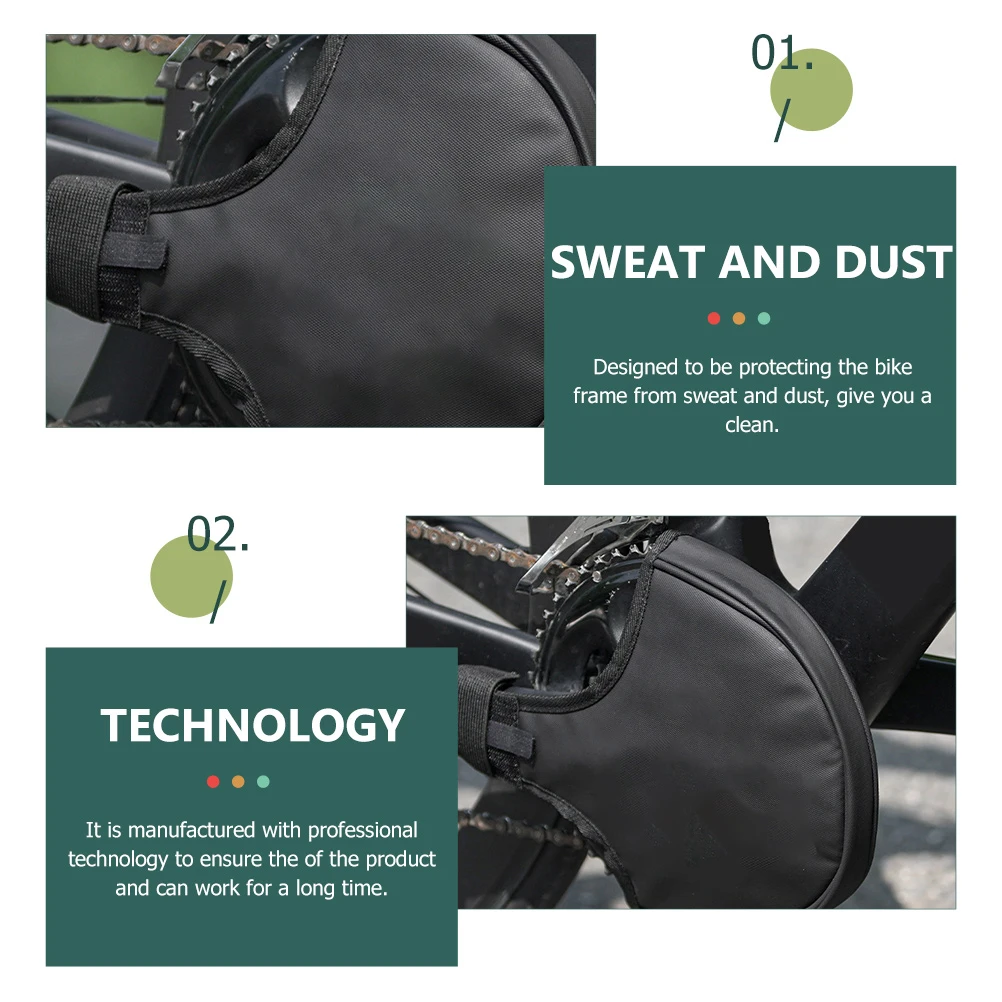 

Crankset Cover Bike Accessories Wear resistant Chainset Sleeve Protective PU Tooth Plate Waterproof Easy Install Motorcycle