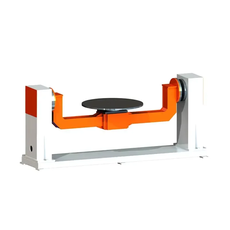 Load 100kg-10T Biaxial Supports Customization Turntable Frame Rotary Table Welding Positioner 0.05-3.5 RPM 1 Year