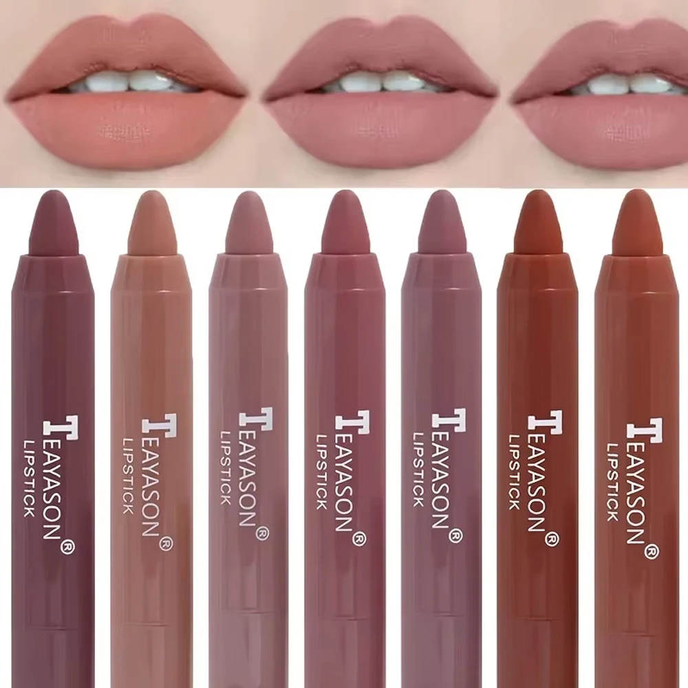 أحمر شفاه غير لامع لا يلطخ، له لون طويل الأمد، له لمسة نهائية رقيقة وطبيعية، مقاوم للماء والعرق، متعدد الاستخدامات للاستخدام اليومي، أحمر شفاه يجب اقتناؤه للمبتدئين
