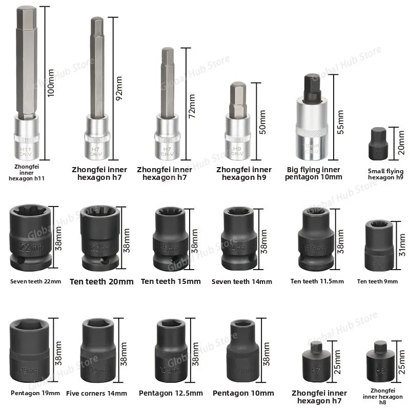 Specialized Socket Bit for Removing Brake Caliper Cylinder Bolts - Fits For VW, For Audi, For Mercedes-Benz, For BMW