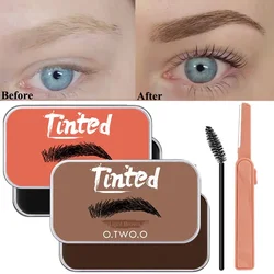 4 Colors Waterproof Eyebrow Soap Wax Kit 3D Feathery Wild Eyebrow Styling Gel Tint Pomade Lift Brow Sculpt Tool Makeup Cosmetic