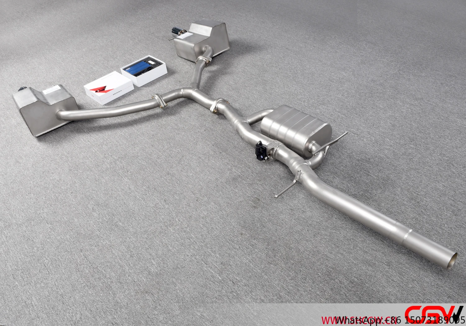 

Original Part Factory Directly Sale Three Valve Muffler Single Downpipe Catback Car Exhaust for A6 C7 2.0T(2011-2018)