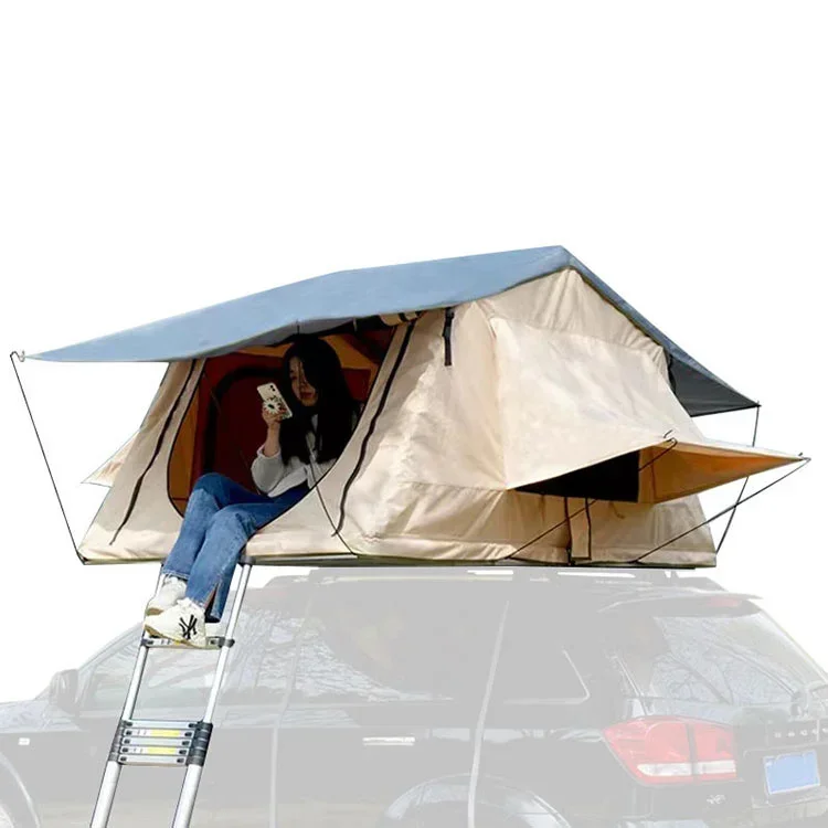 Foldable car tent roof top mounted pop up outdoor  for sale cars sheet metal camping cover awning 4 persons customcustom