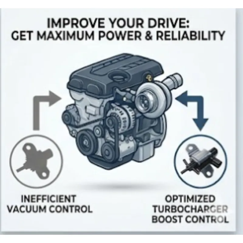 Detalle 2 de Electroválvula 1S7G9J559BB 1357314 Vacuum Solenoid Valve Intake Manifold Runner Control For Ford Mondeo 2.0 Mazda 6 Tribute Neumática