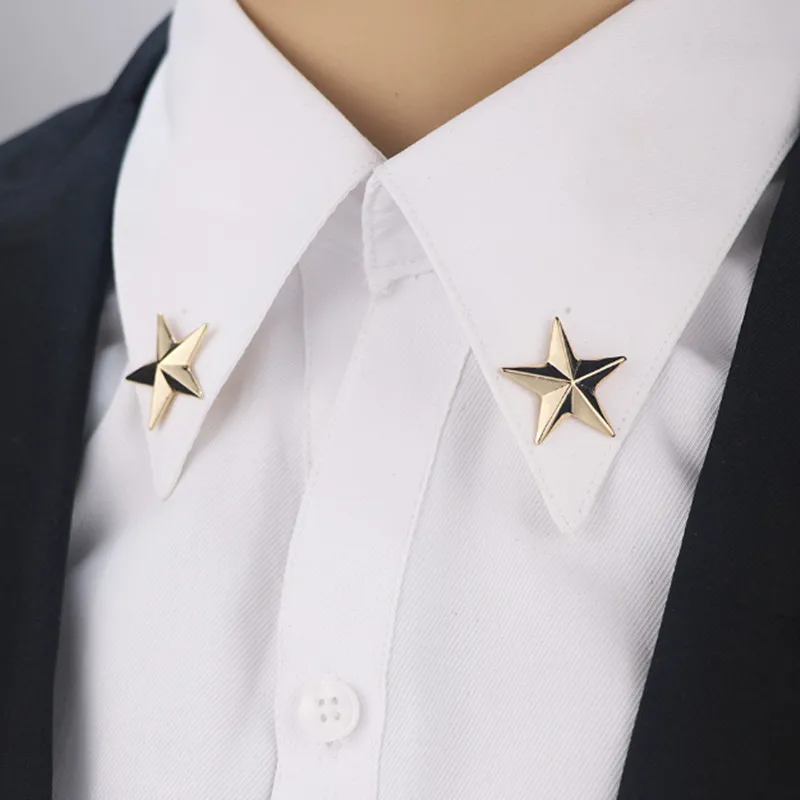 New mini pentagonal star brooch, charming and fashionable, women's brooch accessories