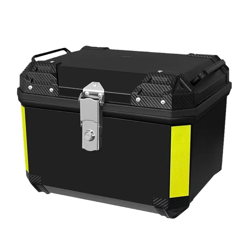 

45L PP Plastic Motorcycle Tail Box, Universal Electric Vehicle Trunk, Non-Aluminum Alloy Waterproof Storage Box