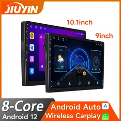 Radio con GPS para coche, reproductor Multimedia con Android 12, 2 Din, 9 