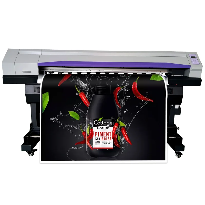 1.6M High Printing Speed Flatbed Digital Vinyl Poster Eco-solvent Large Format Printing Machine with Xp600 I3200E1 DX7 DX5 Head