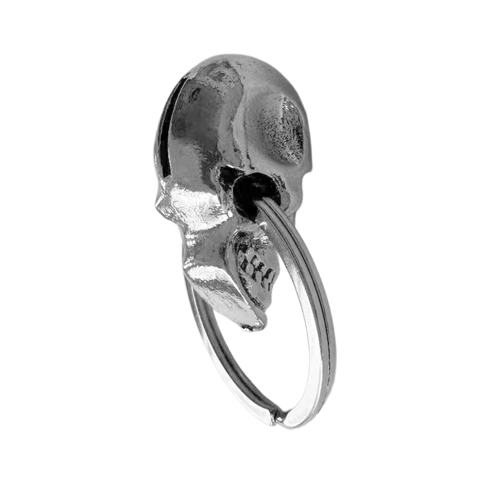 

Металлический чехол для ключей с черепом демона, декоративный аксессуар для ключей, металлический колпачок для ключей с черепом демона для большинства мотоциклов, сувениры для Хэллоуина