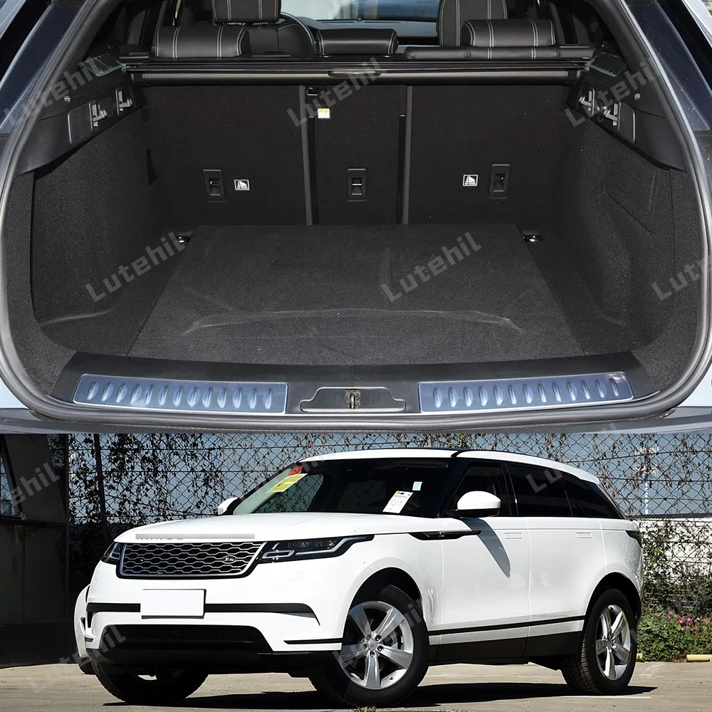 Cargo Liner For Land Rover Range Rover Velar 2017-2020 19 Car Trunk Mats Carpet With Backrest Protectors Cargo Mats Accessories
