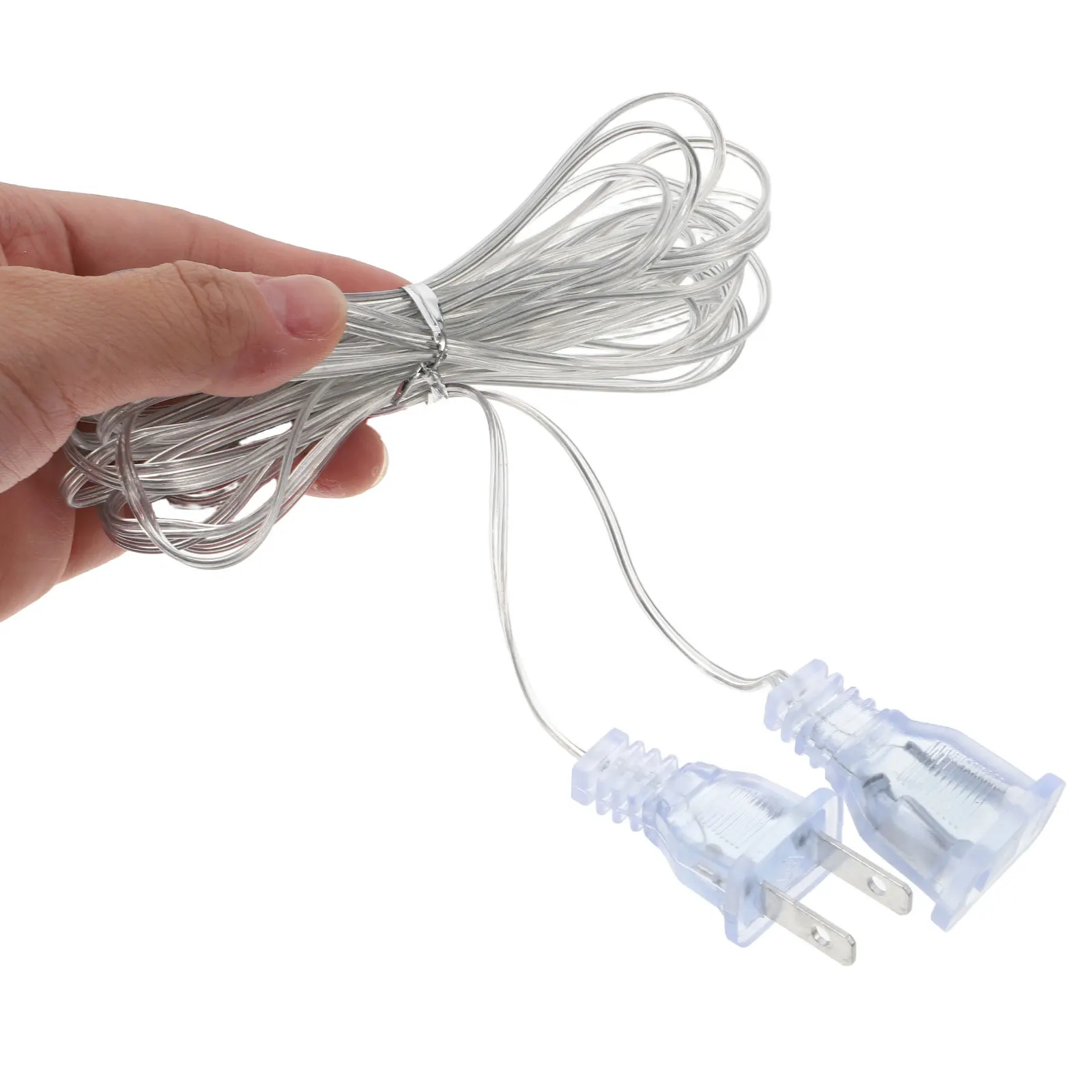 

5Pcs Light Strip Extension Cord Clear PVC Cable for LED String Lights Holiday Decoration Extender Wire for Wall Sconces Pendant