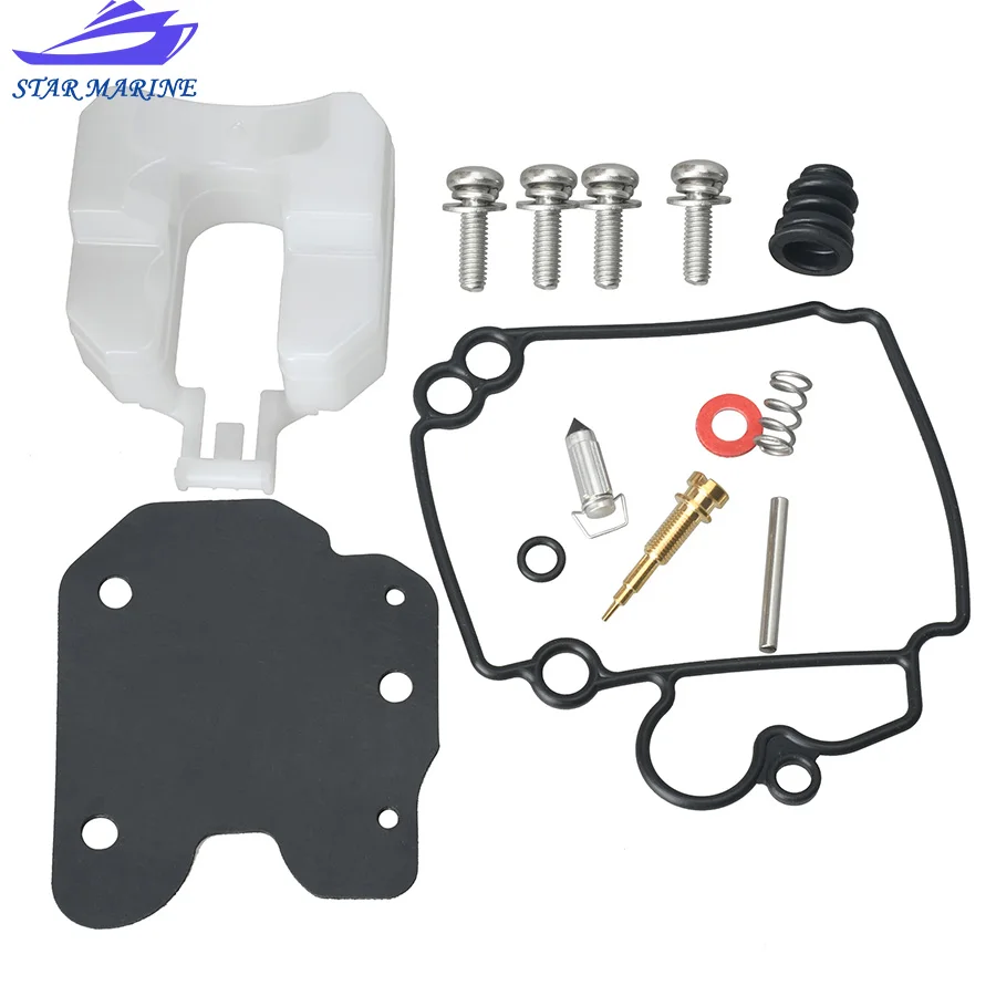 65W-W0093-01 Carburetor Repair Kit 67C-W0093-00 01 for Yamaha Engine F25 F30 F40 25hp 30hp 40hp Aftermarket Accessories