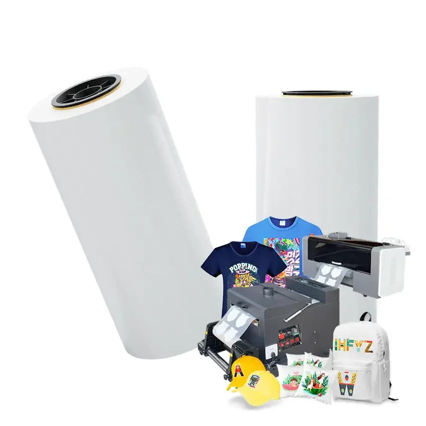 

-For Direct Printing Film DTF Polyester Film Vinyl Custom Design Transfer Paper/Roll For Cotton Coats Heat Transfer High
