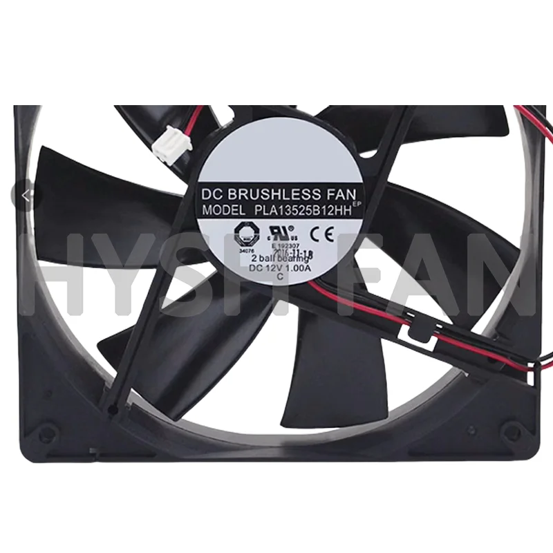 Ventilador do inversor PLA13525B12M/12HH, 12V, 13525