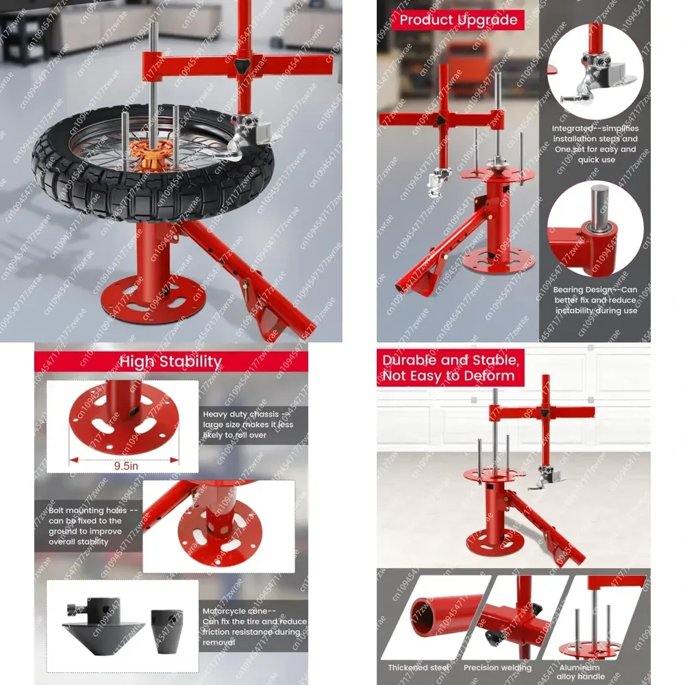 Steel Modern Manual Changer Machine For Motorcycles Lawn Mower Bike ATV UTV Golf Cart-Fast And Easy Removal