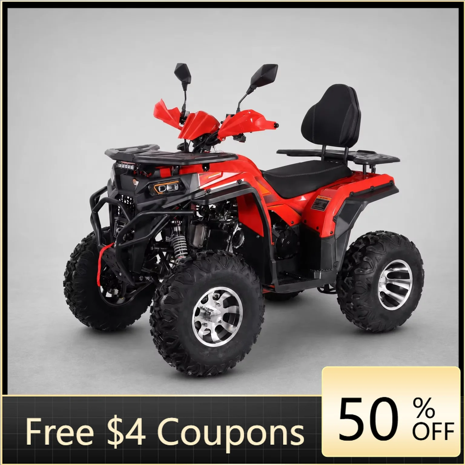 WB 200Cc four-wheeled all-terrain vehicle sport quad motorcycle ATV, suitable for mountain adventure and racing