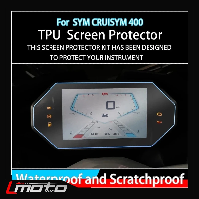 

For SYM CRUISYM 400 Cruisym400 2025 Motorcycle Instrument Dashboard Cluster Scratch Protection Film Screen Protector Accessories