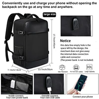 ryanair 40x20x25 and easyjet 45x36x20 Cabin Bag Travel Backpack unisex Laptop Backpack outdoor travel backpack Student.School - Image 5