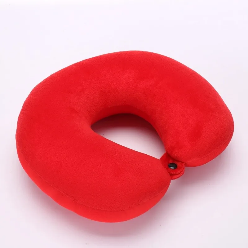 U Shaped Travel Pillow Particles Microbeads Neck Car Plane Pillows Soft Cushion Home Outdoor Textile Stock Home & GardenPillow