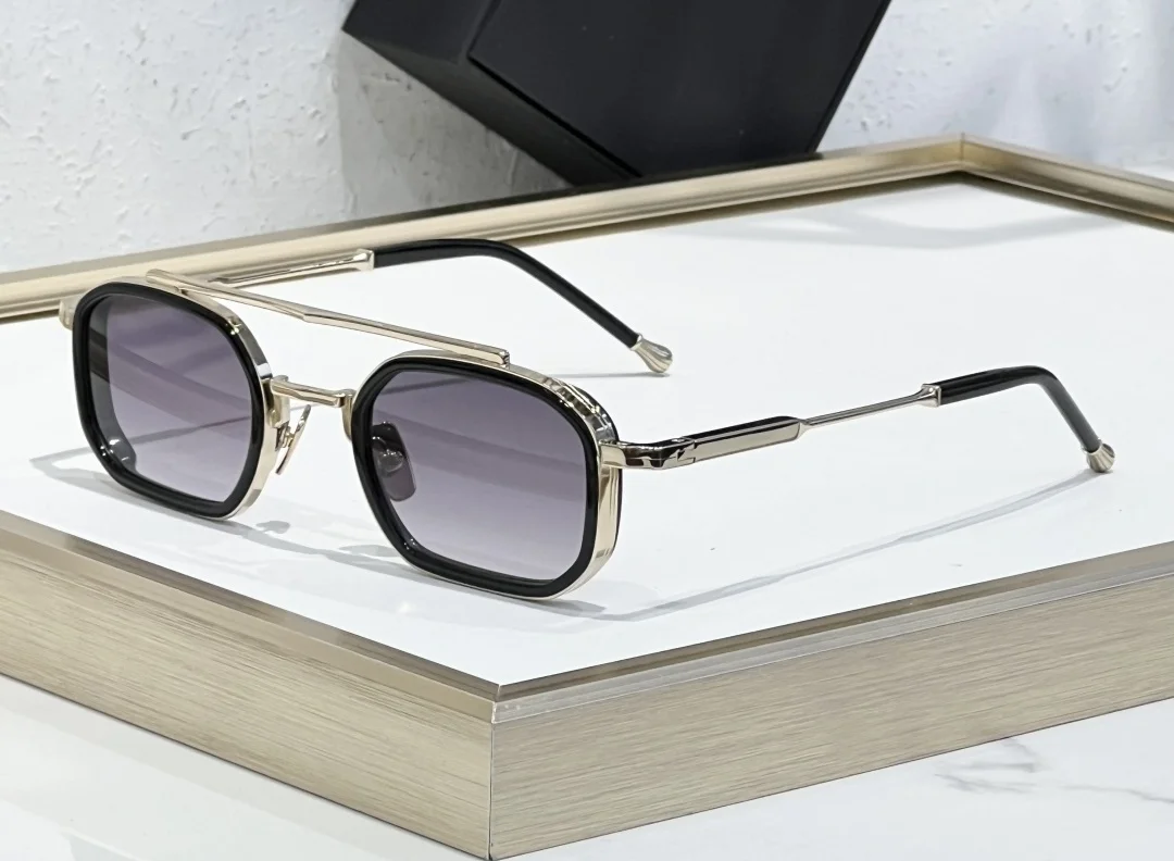 Top hoge kwaliteit zonnebril voor mannen en vrouwen ANTHONY SIZE 48-26 stijl UV400 retro mode speciaal ontwerp zonnebril met doos