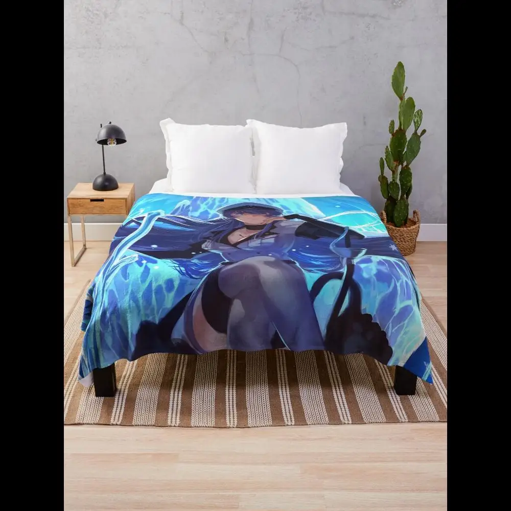 Esdeath Akame Ga Kill Anime Throw Blanket for Cozy Comfort