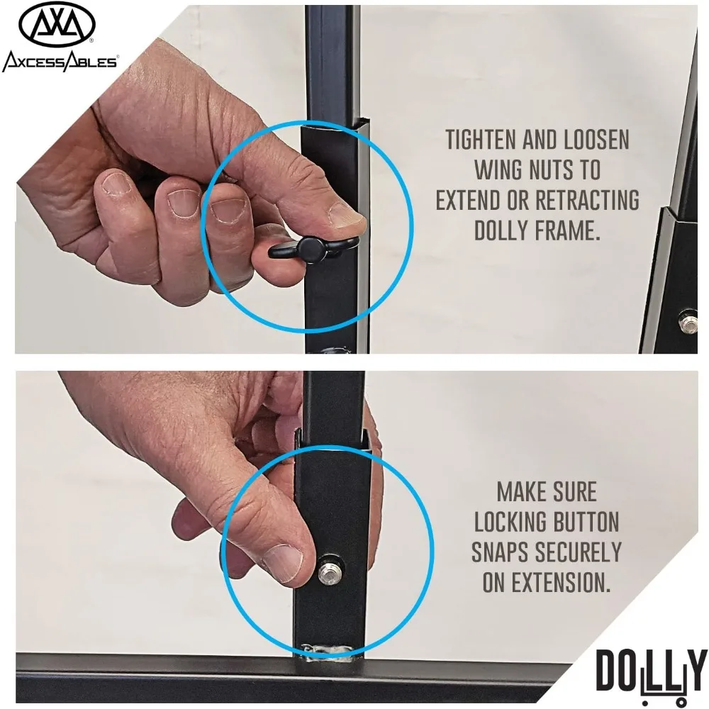 عربة يد قابلة للطي شديدة التحمل مع عجلات، شاحنة منصة بسعة 700 رطل للأمتعة والمعدات ومعدات DJ ومعدات المرافق