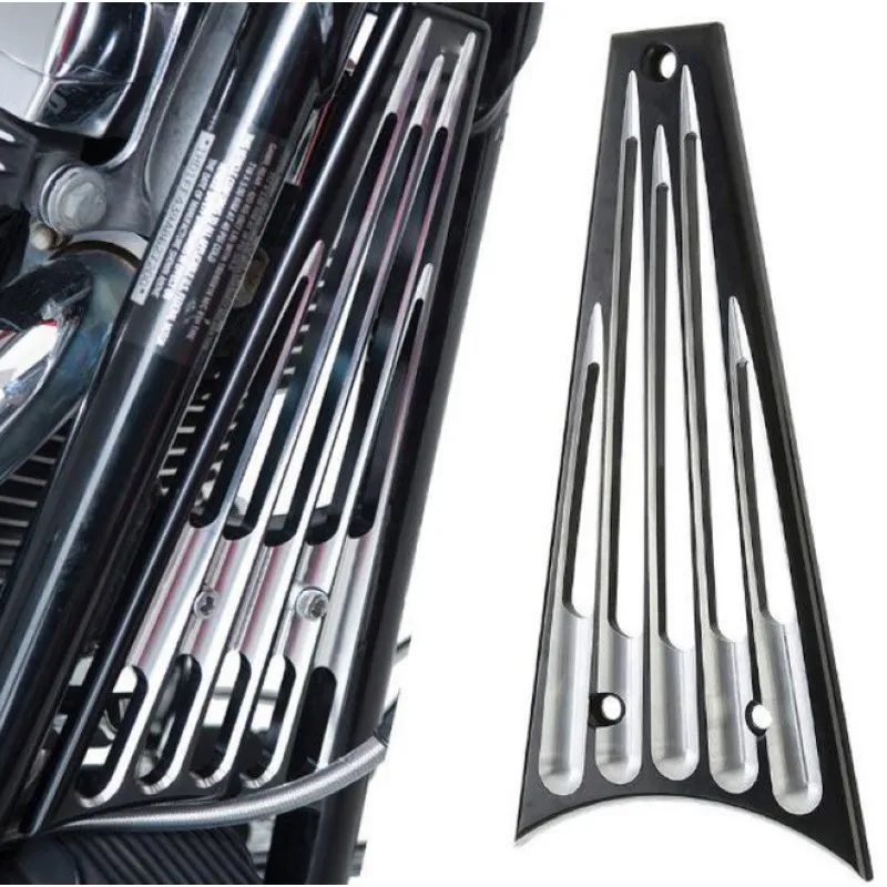 

Motorcycle Black Radiator Frame Grill Cover Guard For Harley Touring Street Glide Road King Electra Tri FLHX 2009-2017