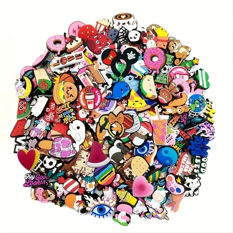 Wholesale Random Cartoon animation Shoe Charms Birthday Gift Shoes Decrations Accessories Buckle Gjibbitgl Pins For Dcroc Party