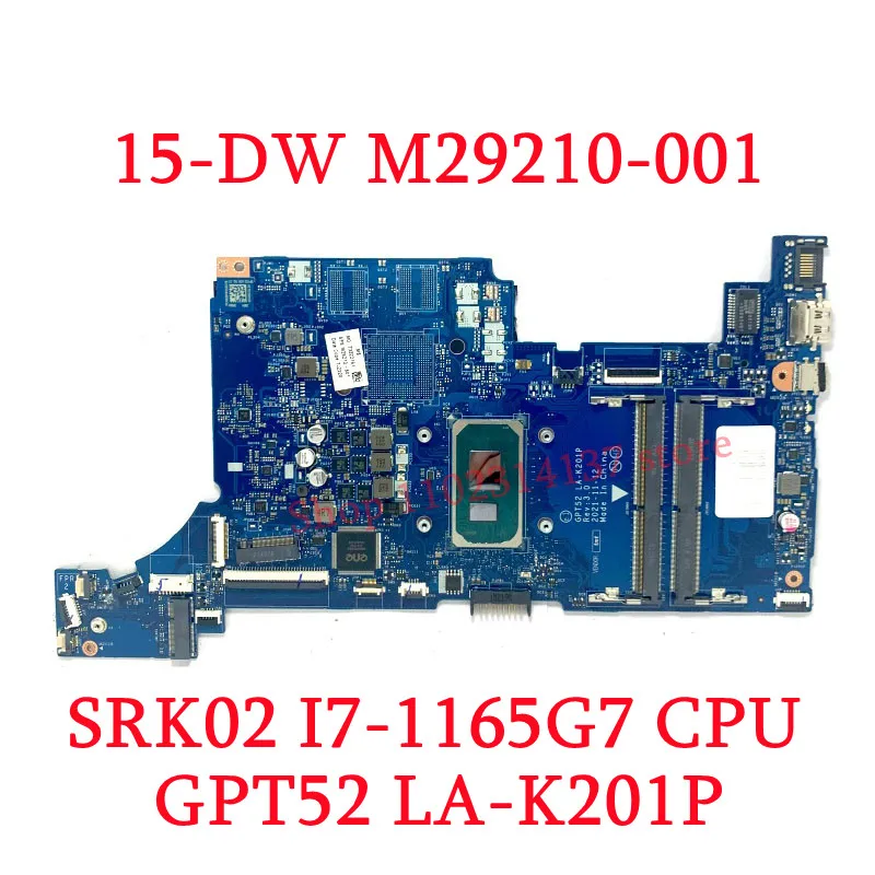 Imagem -04 - Laptop Motherboard para hp 15-dw M29208601 M29209-601 M29210-601 M29211-601 i3 i5 i7 Cpu gm Mx350 La-k201p 100 Testado Bom