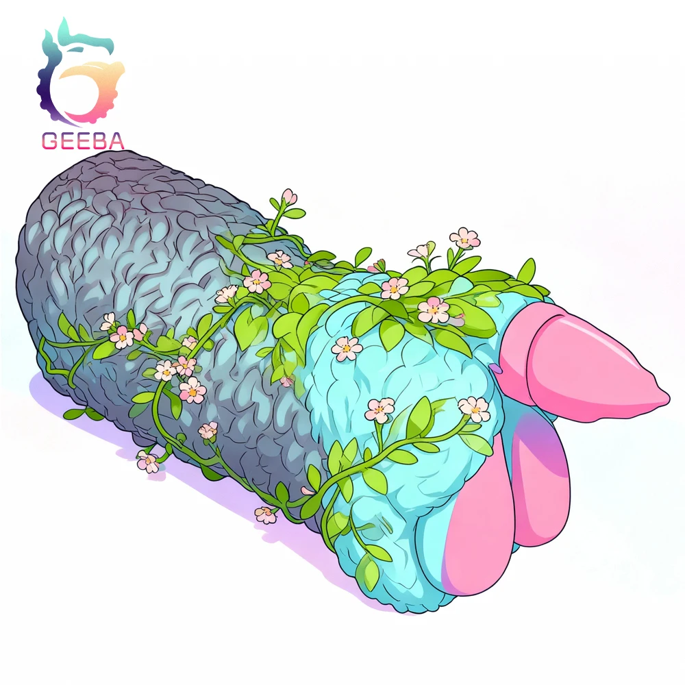 GEEBA 6246 fantasía Animal Sable silicona masturbador masculino silicona bolsillo coño Stroker Vagina realista juguetes sexuales para adultos Sex Shop