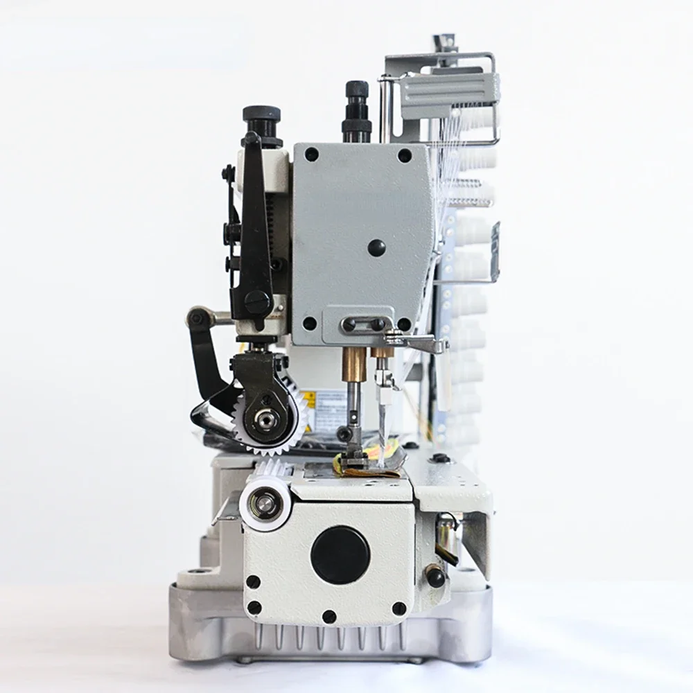 12 Needle Half-cylinder Type Back and Forth Driving Double Chain Stitching Machine HK-008 Industrial Sewing Machine Clothing