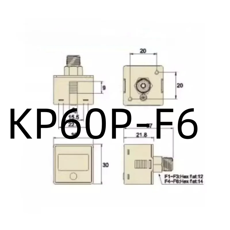 

New Original Genuine Pressure Indicator KP60P-F6 KP60V-F6 KP60PL-F6 KP60VL-F6