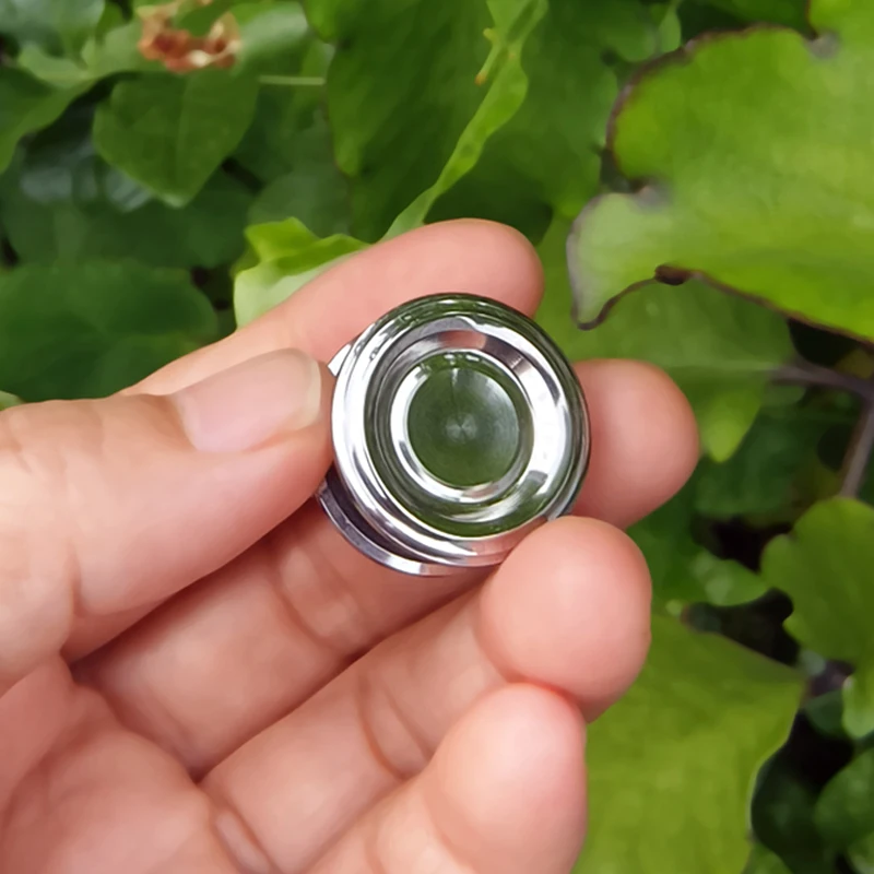 YH EDC Fidget Spinner Cerradura pulida Acero inoxidable Zircon Wash Ripple Lock R188 Modificación y piezas de repuesto de rodamiento.