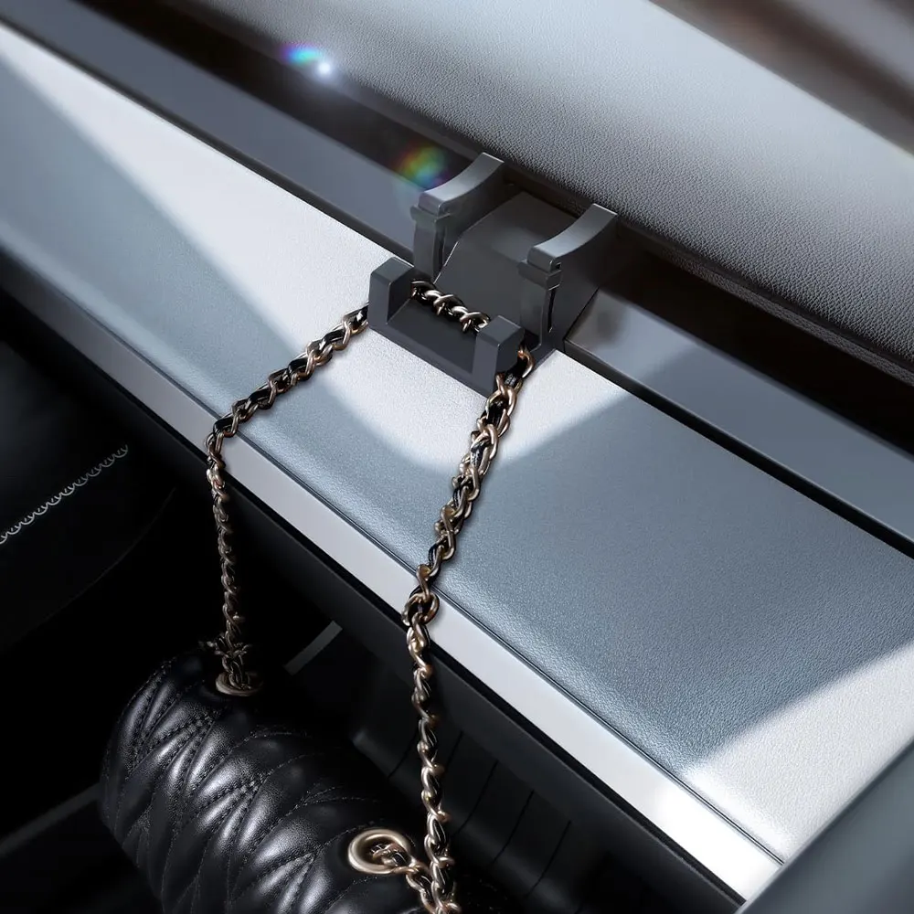 Silicone Phone Mount For Tesla Model Y 2020-2026 Model 3 Accessories 2017-2026 Also Functions as a Vent Hook and Sunglass Holder view 4