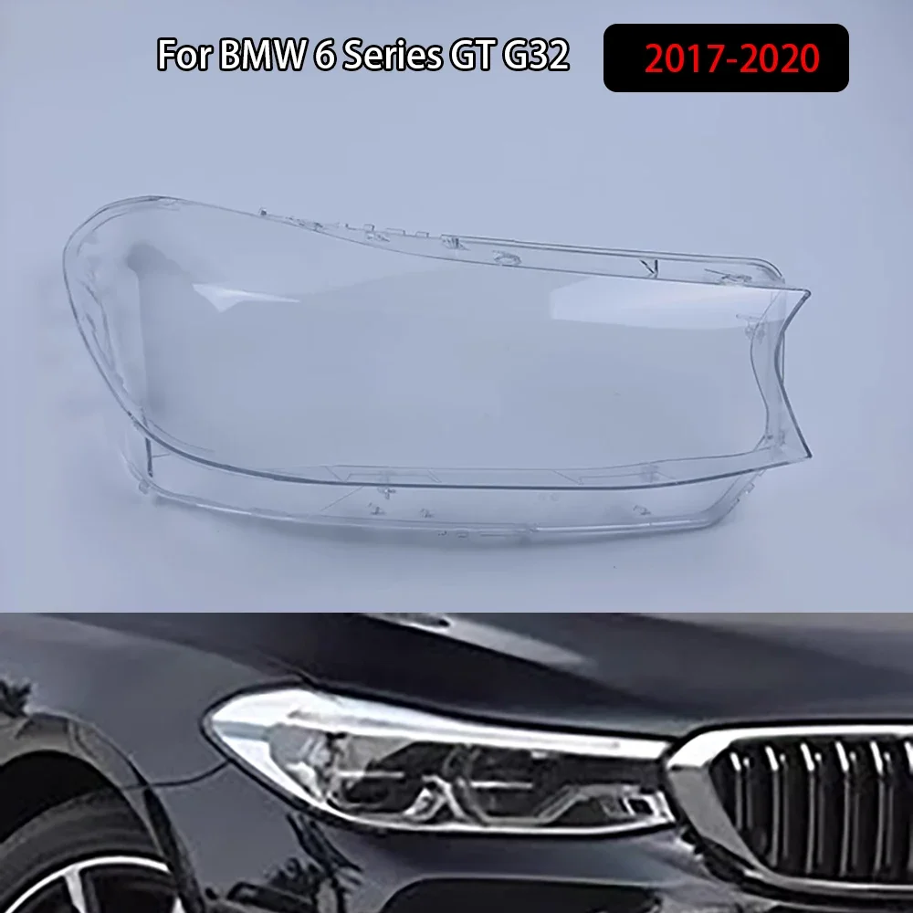 

For BMW 6 Series GT G32 2017-2020 Headlamps Cover Transparent Lampshade Headlights Shell Lens Plexiglass Replace Shade Housing