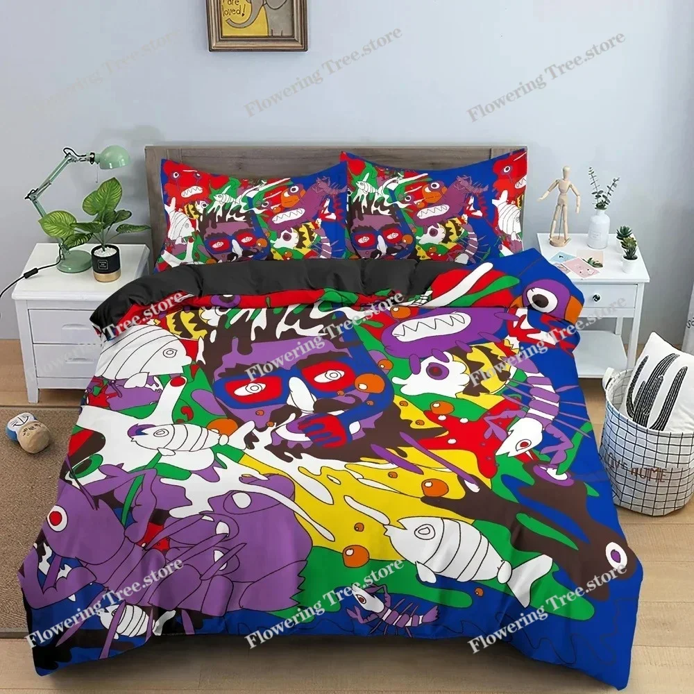UFO Pattern Bedding Set Mysterious Alien Duvet Cover 3D Comforter Covers Single Twin King Size Quilt Cover Home Textile