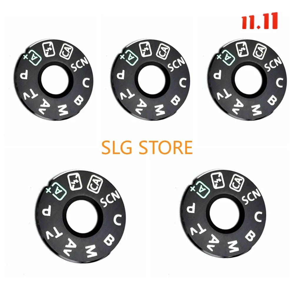 

5 PCS NEW Interface Cap Button Label For Canon EOS 70D Top Cover Function Mode Dial + adhesive tape Camera