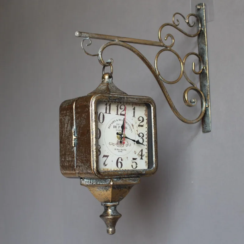 Vintage Fashion Wall Clocks Digita Living Room Silent Nordic Wall Watch Chinese Style Silent Horloge Murale Home Decoration