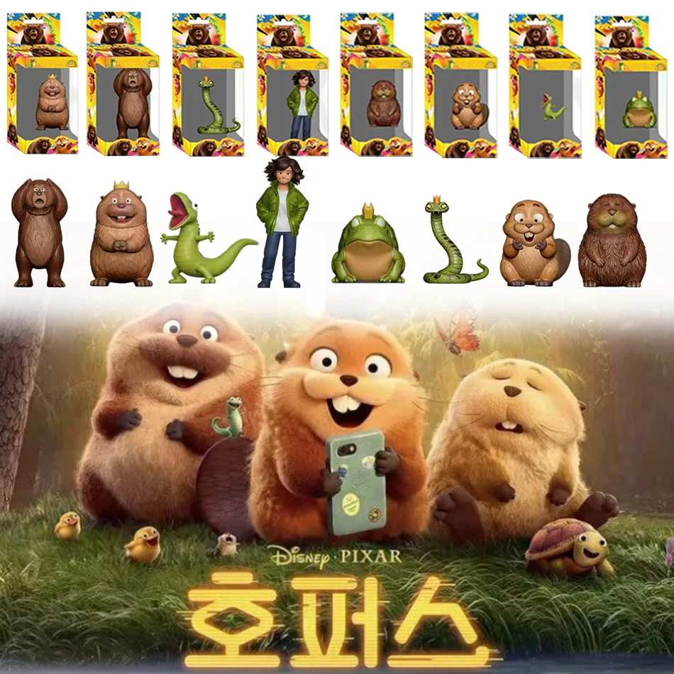 

Набор из 8 фигурок Disney Anime Hoppers: Мэйбл/Кинг Джордж/Мэр Джерри, милые забавные фигурки-игрушки, модель куклы, подарок для детей