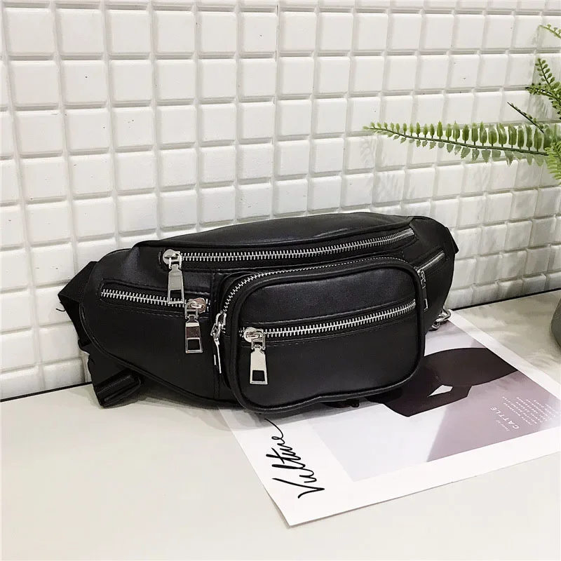

Designer Bags Traveling Summer PU Leather Chest Bag Women Casual Cute Single Shoulder Crossbody Bag Multifunction Fanny Pack