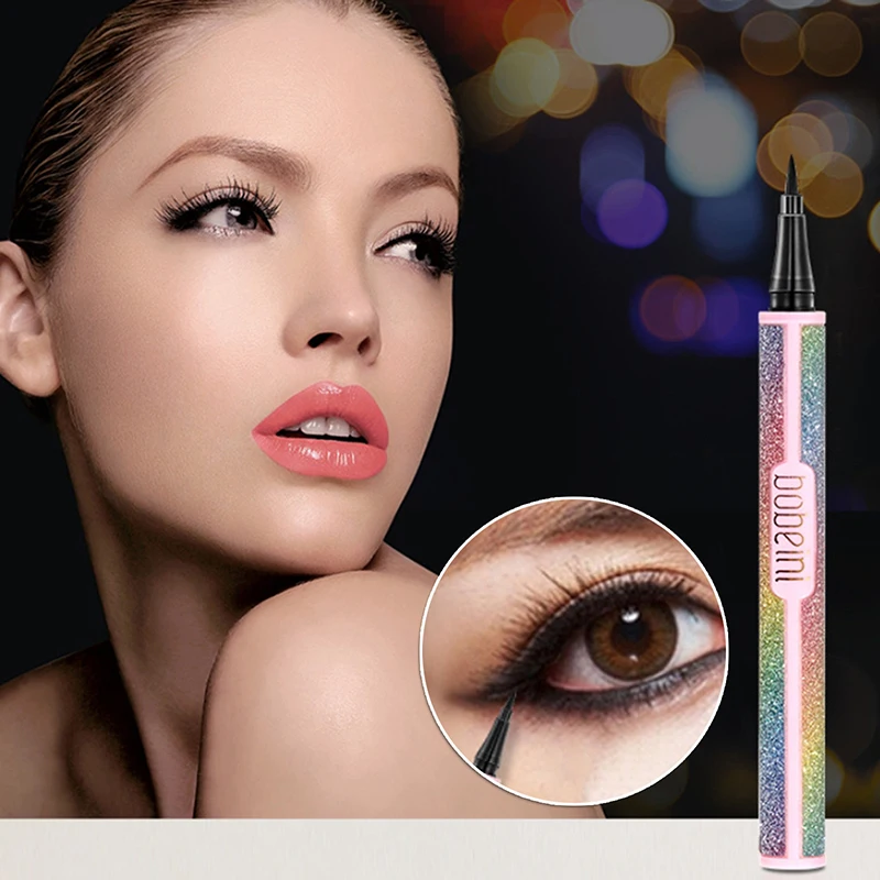 Starry Sky Shell Liquid Eyeliner Pen For Novice Soft Hair Long Lasting Waterproof Sweatproof Anti Smudge Quick Drying