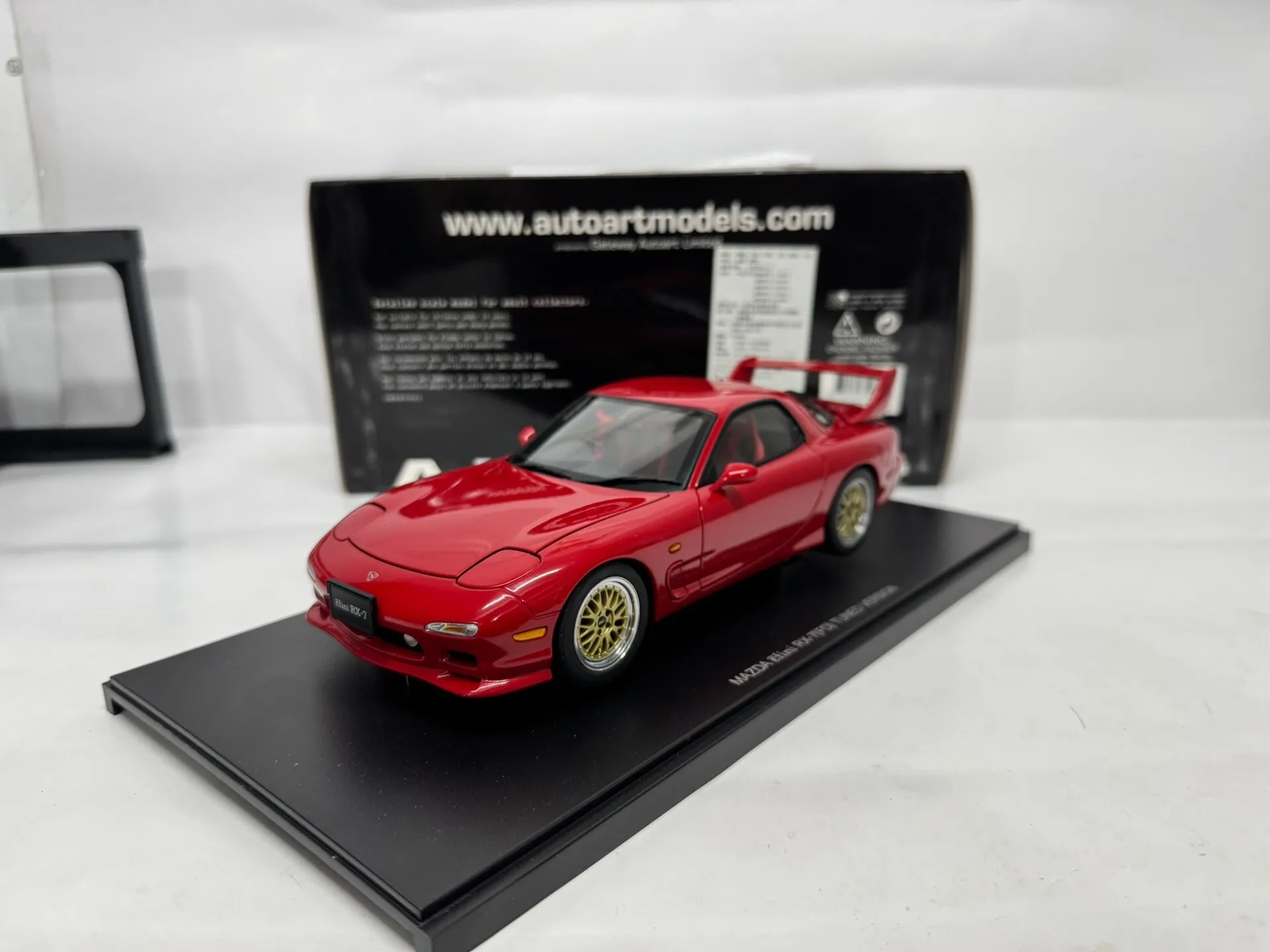 Autoart 1:18 RX7 FD Tuned Version Red Simulation Limited Edition All Open Alloy Metal Static Car Model Toy Gift